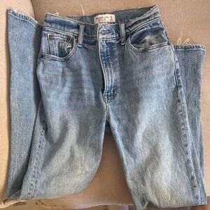 Abercrombie & Fitch Light Blue High-Rise Jeans